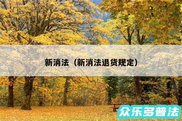 新消法以及新消法退货规定