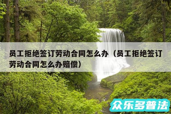 员工拒绝签订劳动合同怎么办以及员工拒绝签订劳动合同怎么办赔偿