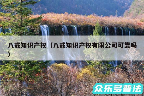 八戒知识产权以及八戒知识产权有限公司可靠吗