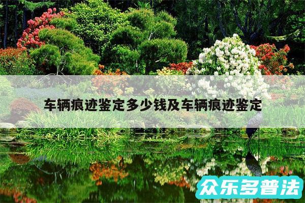 车辆痕迹鉴定多少钱及车辆痕迹鉴定