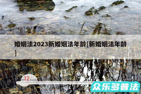 婚姻法2024新婚姻法年龄及新婚姻法年龄