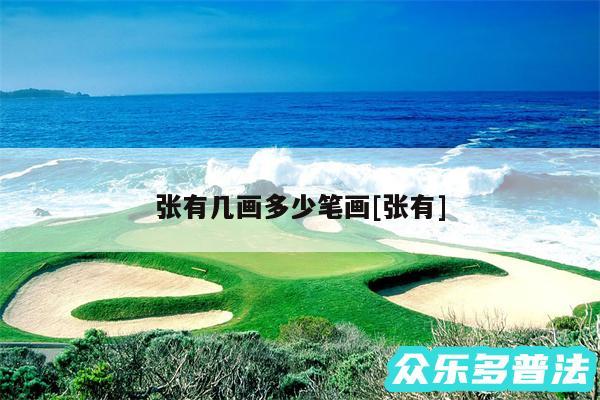 张有几画多少笔画及张有