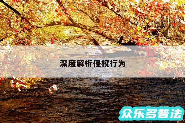 深度解析侵权行为